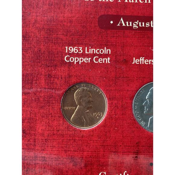 New York Times Civil Rights Commemorative March For Civil Rights Coin Set W/ COA - Picture 6 of 10